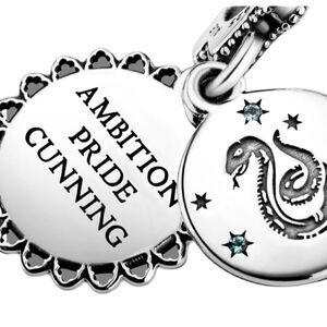 925 Silver Slytherin Harry Potter Charm